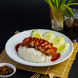 ข้าวหมูกรอบ