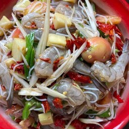 ตำป่ากุ้งสด