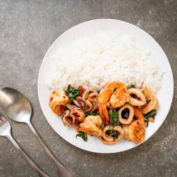 ข้าว-กะเพราทะเล
