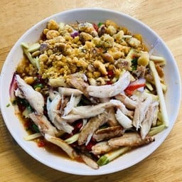 ยำปูก้อนเบ้อเริ่ม+ไข่ปู