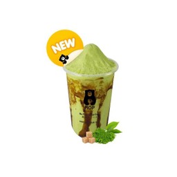 ชาเขียวบราวน์ชูก้าร์ปั่น Green tea brown sugar frappe