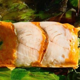 อีหยิ๋ม ห่อหมกย่างหน้าปลากระพง เห็ดย่างหมูย่างเทอริยากิ เขารัง