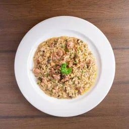 Mushroom Sausage Truffle Pesto