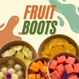Fruit Boots กรีกโยเกิร์ต-ผลไม้หั่นสดพร้อมทาน