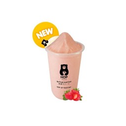 นมสดสตรอเบอร์รี่ปั่น Strawberry milk frappe