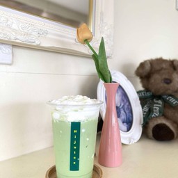 ชาเขียวพรีเมียม(เย็น)- Green tea milk