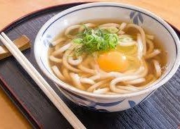 Udon-Hot-Raw Egg-400g อุด้งร้อน+ไข่ดิบ 温かい月見うどん400