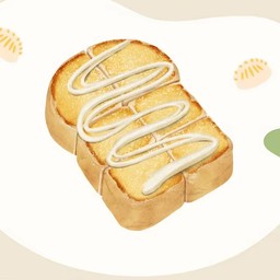 ปังปิ้งเนยนม