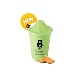 นมแคนตาลูปปั่น Cantaloupe milk frappe