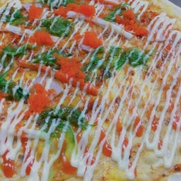 เครป ยำสาหร่าย ปูอัด ไข่ ชีส