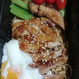 ข้าวหอมไก่เทอริยากิ+ไข่ออนเซ็น