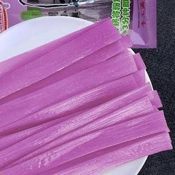 เส้นมันเทศม่วง4ชิ้น