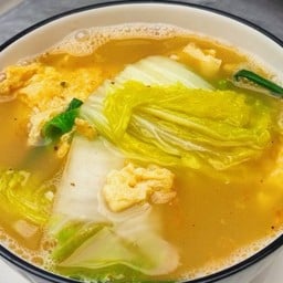 ต้มจืดไข่น้ำ มังสวิรัติ