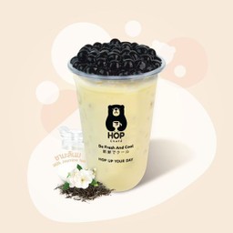 ชามะลินม Milk jasmine tea