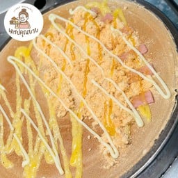 (ขายดี)เครป หมูหยอง แฮม น้ำสลัดโบราณโฮมเมด มายองเนส