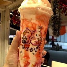 นมสดสตอเบอรี่ปั่นเดลิ