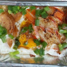 ไข่เจียวทรงเครื่องจานด่วน