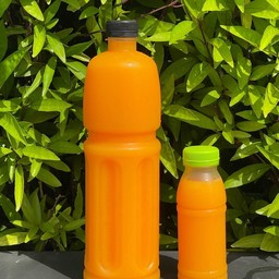 [คู่ผสม] น้ำส้มคั้นแท้ 100% ขนาด 1 ลิตร + 220 ML. 1 ขวด , Orange Juice 100% 1 Litre + 220 ML. Bottle , 鲜榨橙汁 1公升 + 220 ML.