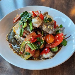 เกาเหลาหอยแครงกุ้ง