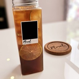 ชามะนาว พร้อมดื่ม ไม่แยกน้ำแข็ง