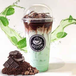 บลูมิ้นท์โกโก้ลาวา - Blue Mint Cocoa Lava