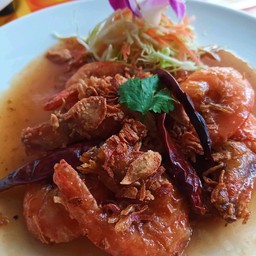 กุ้งผัดซอสมะขาม