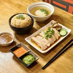 ชุดข้าวมันไก่สิงคโปร์เล็ก S