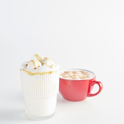 นมสดคาราเมล เย็น