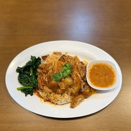 ข้าวขาหมูน้ำแดงรสเด็ด