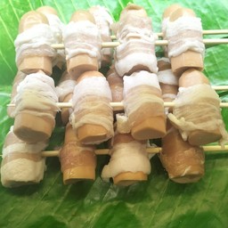 ฮอทดอกพันเบคอน