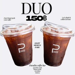 โปรฯซื้อคู่ ถูกกว่า Americano 2 แก้ว 150 บาท