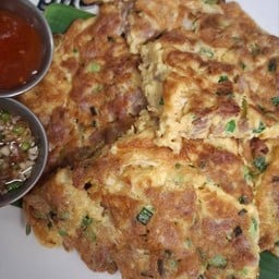 ไข่เจียวหมูสับต้นหอม