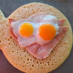 ไข่ดาว + แฮม