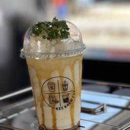 มะพร้าวนมสดคาราเมลปั่น