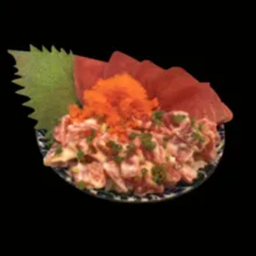 ข้าวหน้าปลาทูน่าสด