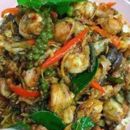 ผัดเผ็ดกบ
