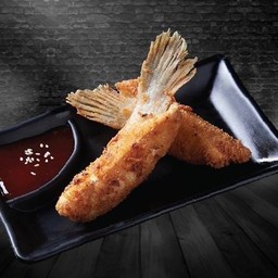 ครีบปลาแซลมอนทอด