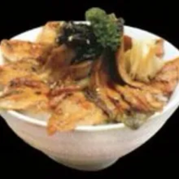 ข้าวหน้าปลาไหลย่างซีอิ้ว