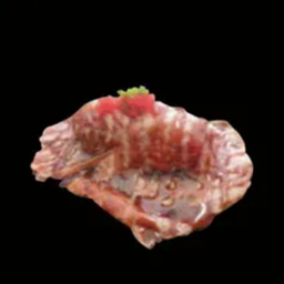 ซูชิหน้าเนื้อราดซอสเทอริ