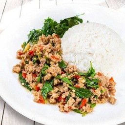 ข้าวกะเพราหมูสับ