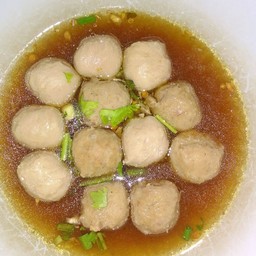 ลูกชิ้นลวก(รวม)เอ็น+เนื้อ