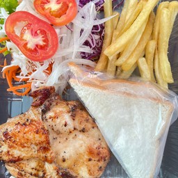 สเต็กไก่พริกไทยดำ