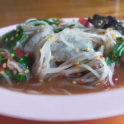 ตำเส้นเล็กกุ้งสดปูปลาร้า
