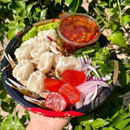 เหลาปูม้าสดไข่แดงเค้ม