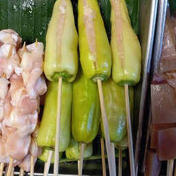 พริกหยวกยัดไส้ไก่ชาบู