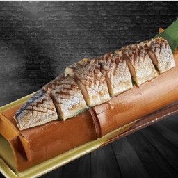 ปลาซาบะดองพ่นไฟ6ชิ้น