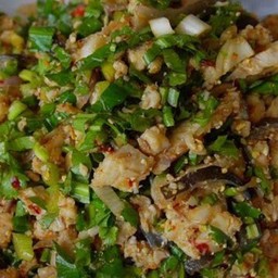 ลาบปลากดคัง