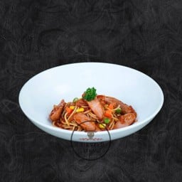 สปาเก็ตตี้ไส้กรอกไก่