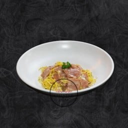 สปาเก็ตตี้คาโบนาร่าแฮมไก่