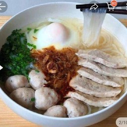 ก๋วยจั๊บญวน+เพิ่มไข่ไก่